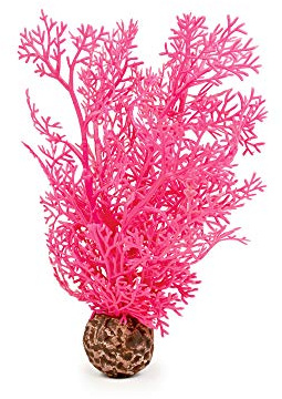 biOrb 46092 Hornkoralle S pink - kleine, naturnahe Koralle aus Kunststoff | Aquariendekoration | leichte Reinigung | geeignet für Süßwasser und Meerwasser