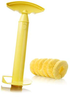 culinario Ananasschneider mit Kunststoffklinge, gelb
