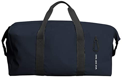 SBS wasserdichte Tasche für den Strand - Große Strandtasche mit 15 Liter Fassungsvermögen & Schultergurt - Strandbeutel wasserdicht & leicht in blau - wasserdichter Beutel - Badetasche Dry Bag