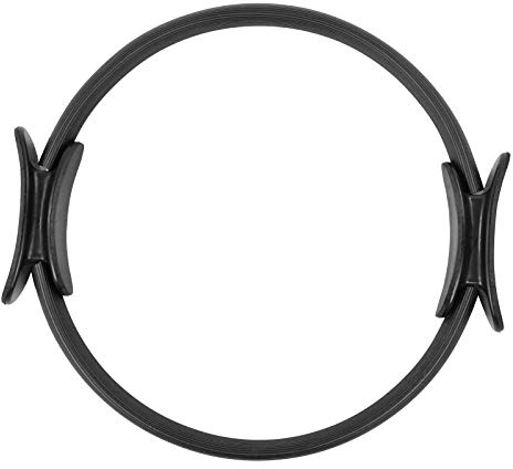 Yoga Ring Doppelgriff Unbreakable Pilates Ring Fitness Kreis Gewichtsverlust Body Toning Magic Circle(Schwarz) Yoga Zubehör