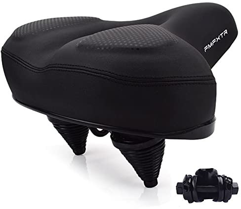 WQSQ Fahrradsattel Damen Fahrradsitz Breiter Bequemer Tourensattel Weicher Gel Rennrad Sattel Hohl MTB Sattel Mit Stoßdämpfend