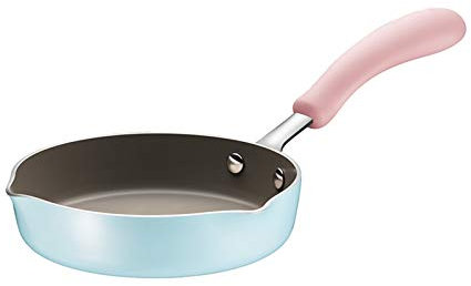 Padella Padelle antiaderente Pannelli per bambini Food Food Pot Pentola Padella Padella Pannelli in lega di alluminio, Fornello a induzione Fornello a gas Generale (Blue Pink) Padella Antiaderente