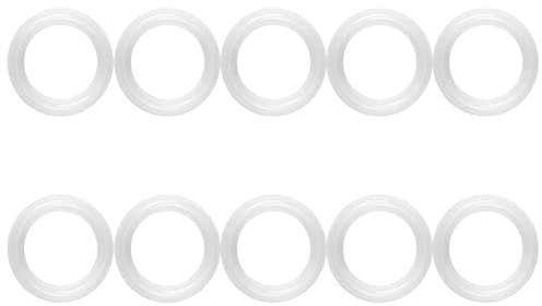 Tri Clamp 1.5 Guarnizione Tri Clamp Silicone 10Pcs Set 1.5 Morsetto Sanitario Ghiera Guarnizione di Tenuta in Rondella Ad Anello