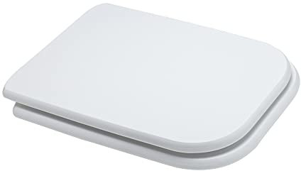 Kiamami Valentina - Copriwater compatibile con modello Conca in mdf con cerniere universali