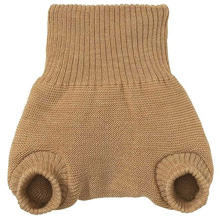 Disana Pantalones de lana, 100% lana merino orgánica GOTS, IVN Best | recién nacidos recién nacidos, niños pequeños, unisex | equipamiento inicial para bebés | Fabricado en Alemania, caramelo, 62/68