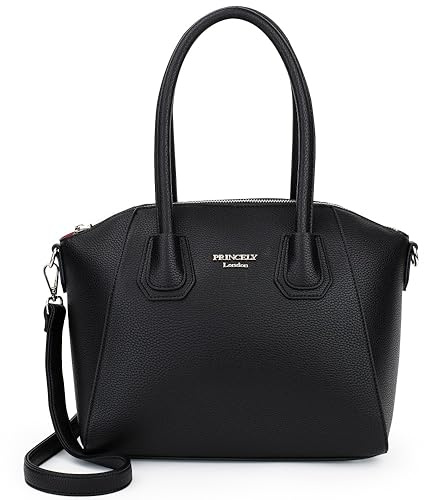 Princely London Handtasche Stella – Elegante Mittelgroße Damen Tasche aus Hochwertigem Kunsteder, Perfekt für Alltag, Büro & Ausgehen