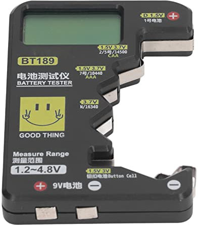 Digitaler Batteriekapazitätstester, Digitaler Batterietester, Großer LCD-Bildschirm, Universeller Batteriekapazitätsdetektor, AAA