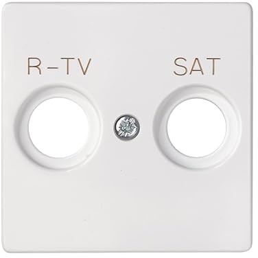 Simon 82 Concept R-TV+SAT Deckel weiß matt