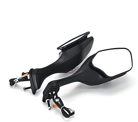 BLNETU Motorradspiegel Motorradspiegel Für CBR1000RR CBR1000 2008 2009-2014 Motorrad Spiegel Rückspiegel Blinker Haben Licht Zubehör Motorradspiegel