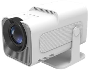 WOLFANG 4K Mini Proiettore【App Integrata/Netflix Ufficiale】, 26000 Lumen Proiettore Portatile con WiFi 6, 50% Zoom, Ruotabile 180° Videoproiettore per Home Theater/TV Stick/iOS/Android/PC/PS5/HDMI/AV