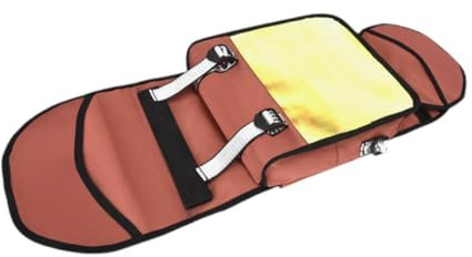 harayaa Longboard Rucksack mit Träger Und Schultergurt, Rot