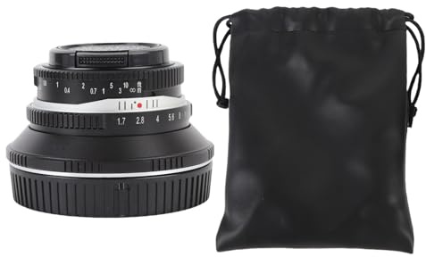 Obiettivo a Focale Fissa con Messa a Fuoco Manuale e Lunghezza Focale Fissa APS C Z Mount da 25 Mm F1.7 per Z50 ZFC Z30 Z6I Z7II (BLACK)