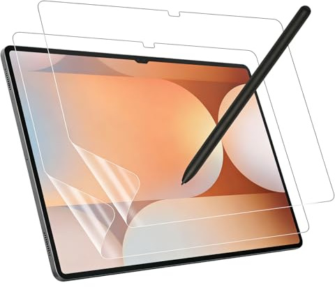 Negugew 2 Pack Paper Film Like Screen Protector For Samsung Galaxy Tab S10 Ultra(14.6 inch) Tablet, Matte PET Paper Film for Drawing and Writing