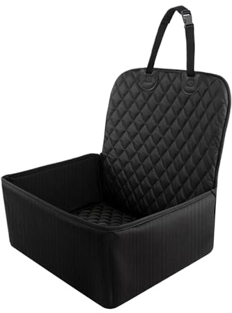 Hunde Autositz Für Kleine Bis Mittlere Hunde, Rutschfester Waschbarer Hundesitz Auto Mit Leine, Verdickter Hundeautositz Sitzerhöhung Hundebett Auto Für Rückbank Vordersitz