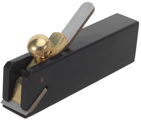 JOINPAYA Raboteuse à Chants Mini en Bois de Santal Violet Fond Plat, Rabot à Main pour Travaux de Menuiserie, Fatigue et Finition Précise des Bords