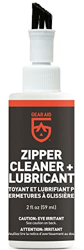 GEAR AID Zipper Cleaner and Lubricant for Wetsuits, Tents and Bags, 2 fl oz