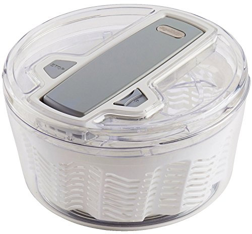 Zyliss Swift Dry Salad Spinner, White, Large