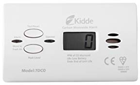 Kidde 7DCO 10 Year Life Digital Display Carbon Monoxide Alarm