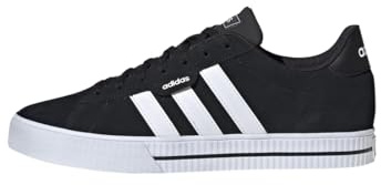 adidas Herren Daily 3.0 Leather Shoes, Core Black / Cloud White / Core Black, 39 1/3 EU