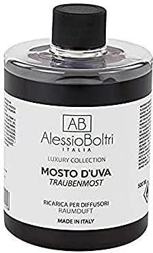 AB Alessio Boltri - Ricarica per diffusori Luxury 500 ml, profumazione Mosto D'uva
