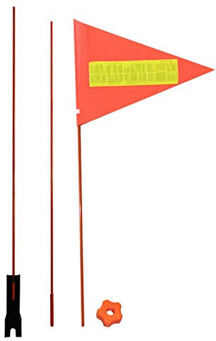 Bexdug Fahrradsicherheitsflagge, Safety Flag,Cycling Safety Wimpel for Children,Sicherheitswimpel teilbar,Fahrradwimpel Kinder,Sicherheitswimpel für Laufrad