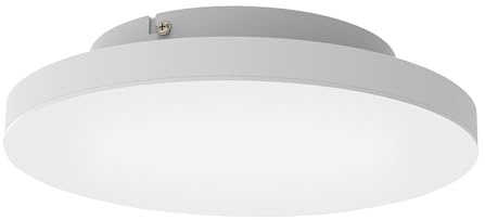 EGLO connect.z Smart-Home LED Panel Turcona-Z, Deckenlampe Ø 30 cm, ZigBee | App und Sprachsteuerung Alexa, Lichtfarbe einstellbar (warmweiß-kaltweiß), RGB, dimmbar
