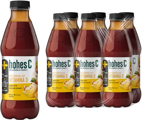 Hohes C Zumo Nutribebida con Vitamina D 100% Natural -6 x 1L
