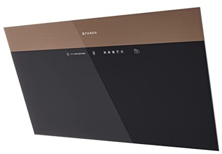 FABER Cappa da parete V-AIR KL – 330.0615.685, nero/marrone