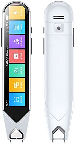 Scan Reader Pen, Reading Pen for Dyslexia,Smart Voice Translator Pen,116 Languages Translator Device, OCR Digital Reader Pen Supports Speech & Scan to Text Translation, for Meetings Travel Learning