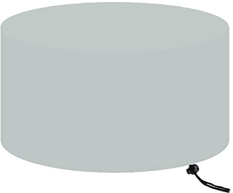 Patio Round Furniture Cover Ø60x60cm – 420D Waterproof Heavy Duty Garden Table Chair Protective Cover, Weatherproof Outdoor Rattan Set