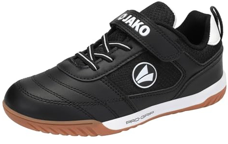 JAKO Jungen Unisex Kinder J-SH Winger EV Hallenturnschuh, Jet Black/White, 28 EU