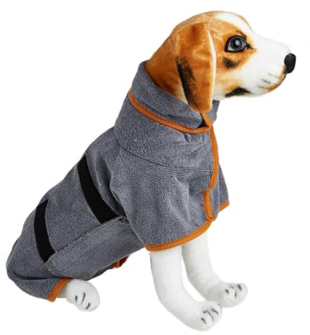 Felenny Bademäntel zum Trocknen von Hunden, schnell trocknend, super saugfähig, Hundehandtuch, Bademantel, Bademäntel für Haustiere, Welpen, Katzen, Hunde, nach dem Baden, Strand, Pool, Badezubehör