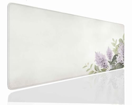 Tapis de Souris XXL 1600x800x4mm Grand Tapis de Bureau Tapis de Souris Gamer Tapis Bureau Gaming Antidérapant Résistant à l'eau, Tapis Souris XXL Mouse Pad Mat Grey sous-Mainm, Clavier Souris J-514