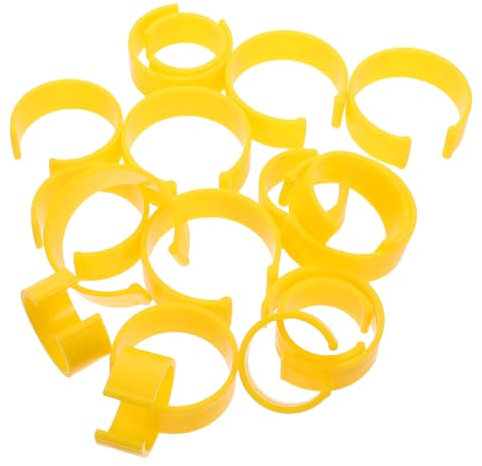MUCKLILY Medication Bottle Clips Medicine Bottle Label Holder Straight Clamp Holder Built Pen for Home Hospital