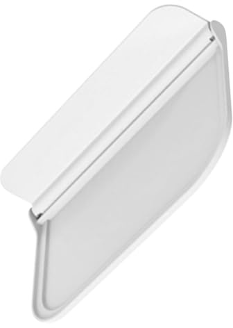 Ciieeo Mensola Da Parete Pieghevole Senza Chiodi Bianca Hips e Pp, Portaoggetti Da Appendere Per Bagno, Pannello Organizer Compatto Multiuso Supporto Cellulare, Ottimizza Spazio Per Wc e Accessori