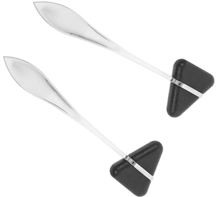 IWOWHERO 2 Pezzi Martelli Neurologici in Forma Triangolare per Diagnosi Medica Strumento Multifunzionale per Test Riflessi con Impugnatura Ergonomica per Cliniche e Esami
