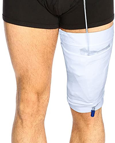 Beinbeutel für Katheter, Katheter Beinbeutel Tasche, Urin-Beinbeutel-Halter Abdeckung, Katheter-Ärmel, Katheterbeutelbezug, Foley Beinbeutel Hülse für Inkontinenz Urinbeutel (XL)