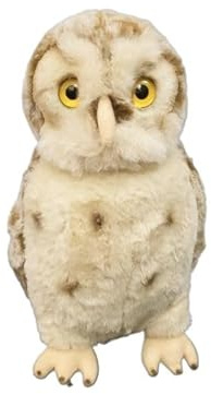 SMJWH Niedliches Eulen-Plüschtier, weiche, stehende Eulenpuppe, pädagogisch wertvolles Geschenk for, Kleinkinder und Kinderzimmerdekoration