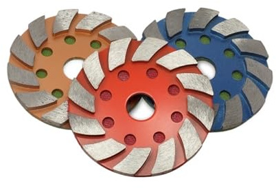 3 pezzi 4 pollici tampone lucidante for metallo 100 mm tampone lucidante for pavimenti in cemento bagnato o asciutto disco abrasivo for marmo, granito e pietra 4JKP(30)