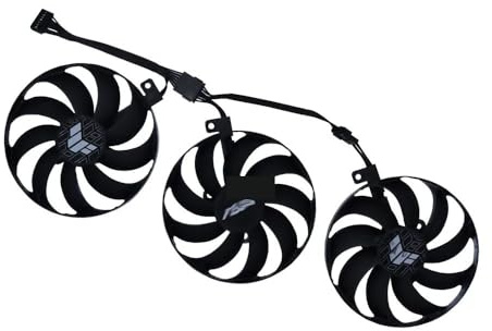 ZHALUOZ 3Pcs/Set T129215BU Video Card Fan GPU Cooler For ASUS TUF Gaming RTX 3070 Ti V2 OC For ROG STRIX 3060 12G GAMING Laptop parts