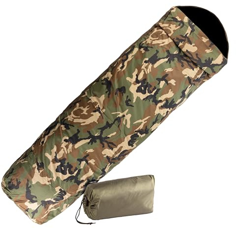 Mil-Tec Unisex - Adulto Modular 3-Lg Sacco a pelo mimetico, taglia unica