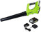 GreenWorks BA24B210 24V Axial Blower, 2Ah Battery Included, Black and Green