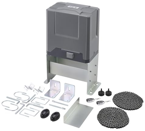 CO-Z 4400 lb Automatic Sliding Gate Opener with 2 Remote Controls, Electric Rolling Driveway Fence Slide Gate Motor, Complete Gate Operator Hardware Security System Kit for Sliding Gate Up to 40 Feet