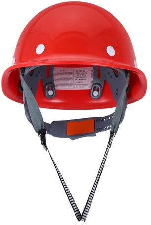 CATIEBYE Casque De Sécurité Et Aux Impacts pour De Construction Électriques Et Extérieurs Modèle Ventilé Rouge