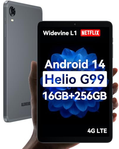 ALLDOCUBE iPlay60 Mini Pro 8.4 Android 14 Tablet, CPU Helio G99 16+256GB (512GB TF), 1920x1200 FHD Widevine L1 6050 mAh 5MP/13MP 4G LTE altoparlante stereo riconoscimento facciale giroscopio a 6 assi