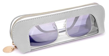Linkidea Übergroßes Brillenetui, Brillen-Reisetasche kompatibel mit Ray-Ban Square Shaped/Aviator Reverse/Old Aviator