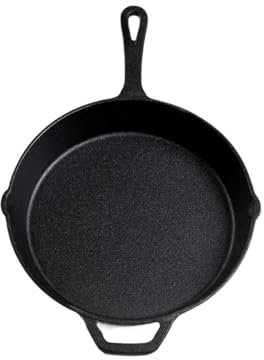 HOMLA ANDREAS - Padella in ghisa, 26 cm, adatta a induzione, materiale durevole