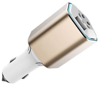 Purificador de aire de coche eficiente de alta tecnología avanzada con puerto USB integrado y martillo de ventana de emergencias, limpiador de aire
