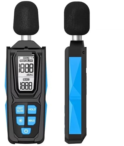 Medidor Decibelios, Sonómetro digital 750/750B, comprobador de ruido profesional, aire acondicionado, 30-130 dB, decibelímetro, instrumento de medición(750)