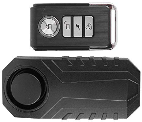 KIMISS Système d'alarme Antivol pour Moto – Protection Contre Les Vibrations sans Fil 113 DB pour Vélos, Motos et Vélos électriques